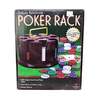 Vintage Cardinal Deluxe Rotating Poker Rack Set