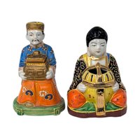Occupied Japan Figural Tealight Holder Pair