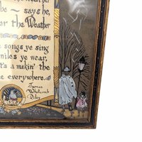 Vintage James Whitcomb Riley Poetry Plaque