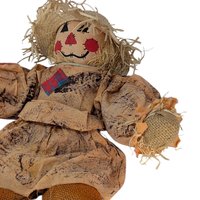 Vintage Handmade Harvest Scarecrow