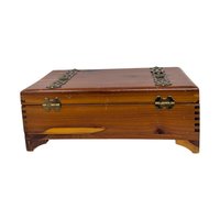 Mid-Century Minimalist Wooden Keepsake Box