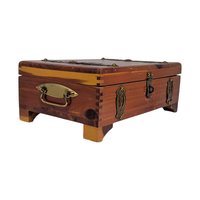 Mid-Century Minimalist Wooden Keepsake Box