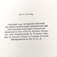 1951 Custer's Last Stand by Quentin Reynolds Hardcover