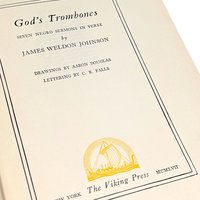 1951 God's Trombones by James Weldon Johnson Hardcover