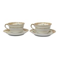 Vintage Noritake Tea Cup and Saucer Pair