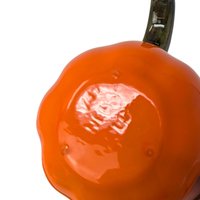 Set of Six Hand-Painted Pumpkin Cups