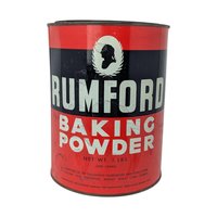 1960s Rumford Baking Powder 5lb Empty Tin