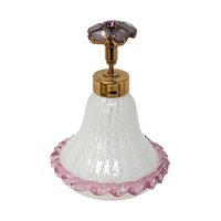 Murano Latticino Art Glass Perfume Bottle