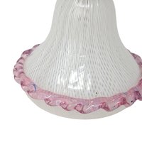 Murano Latticino Art Glass Perfume Bottle