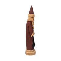 Vintage Hand Carved Wooden Santa Figurine