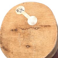 Vintage Hand Carved Wooden Santa Figurine