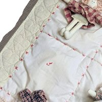 Vintage Large Handmade Textile Wall Hanging