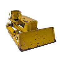 1940s Doepke Model Toys Caterpillar Bulldozer – Pressed Steel Industrial Toy