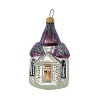 Vintage Christopher Radko Glass Church Ornament