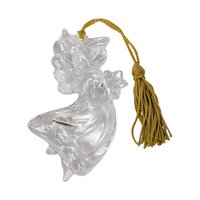 Vintage Gorham Lead Crystal Angel Ornament