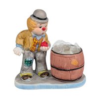 Ceramic Hobo Luvkins Candle Holder Set