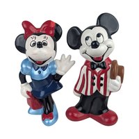 Vintage Mickey and Minnie Mouse Hand Painted Figures