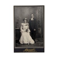 Antique A. Gozanski Cabinet Card Photo Set