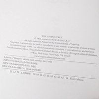 1992 Renewed Edition "The Giving Tree" by Shel Silverstein