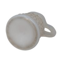 Vintage Fenton White Opalescent Hobnail Miniature Glass Cruet