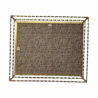 Vintage Last Supper Print In Ornate Gold Tone Twisted Metal Frame