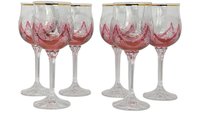 1960s Cranberry Red Wine Glasses – Timeless Dining Stemware