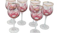 1960s Cranberry Red Wine Glasses – Timeless Dining Stemware