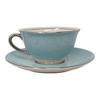 1962 Nancy Prentiss Tea Cup and Saucer Set - Set of 3