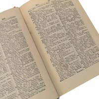 1870 English German Pocket Dictionary