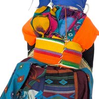 Vintage Handmade Jointed Folk Art Doll