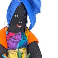 Vintage Handmade Jointed Folk Art Doll