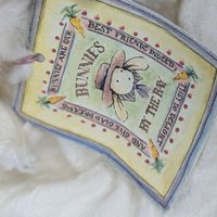 Vintage Bunnies By the Bay Large Artisan Bunny