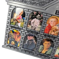 Vintage Pewter Tone Schoolhouse Frame