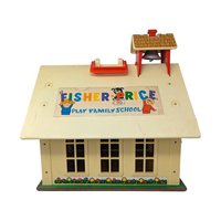 1971 Fisher Price Play Family School House