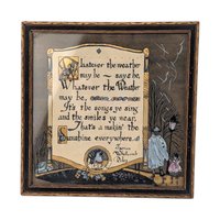 Vintage James Whitcomb Riley Poetry Plaque