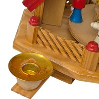 Vintage German Wooden Nativity Pyramid