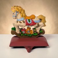 Vintage Cast Iron Christmas Stocking Holder Choice