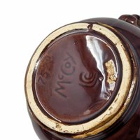 Vintage McCoy Brown Drip Glaze Pitcher 7528