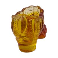 Vintage Fenton Amberina Glass Shoe