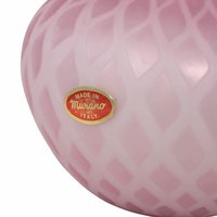 Murano Pink Diamond Quilt Vase