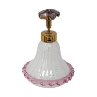 Murano Latticino Art Glass Perfume Bottle