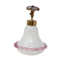 Murano Latticino Art Glass Perfume Bottle