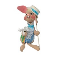 1996 Annalee Spring Boater Dandy Bunny