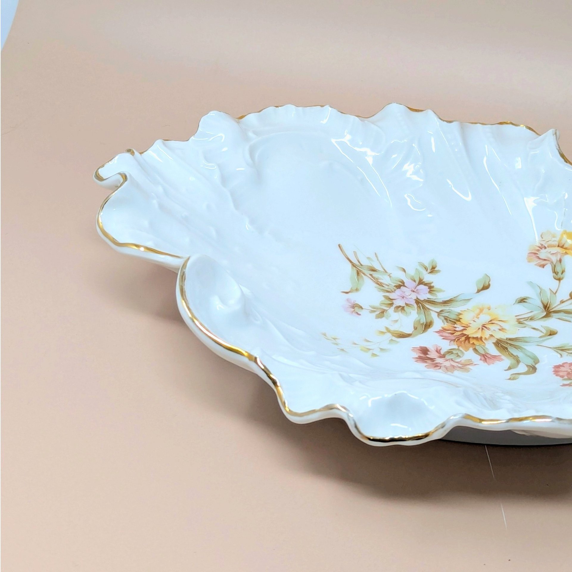 1890s Carl Tielsch Germany Porcelain Bowl