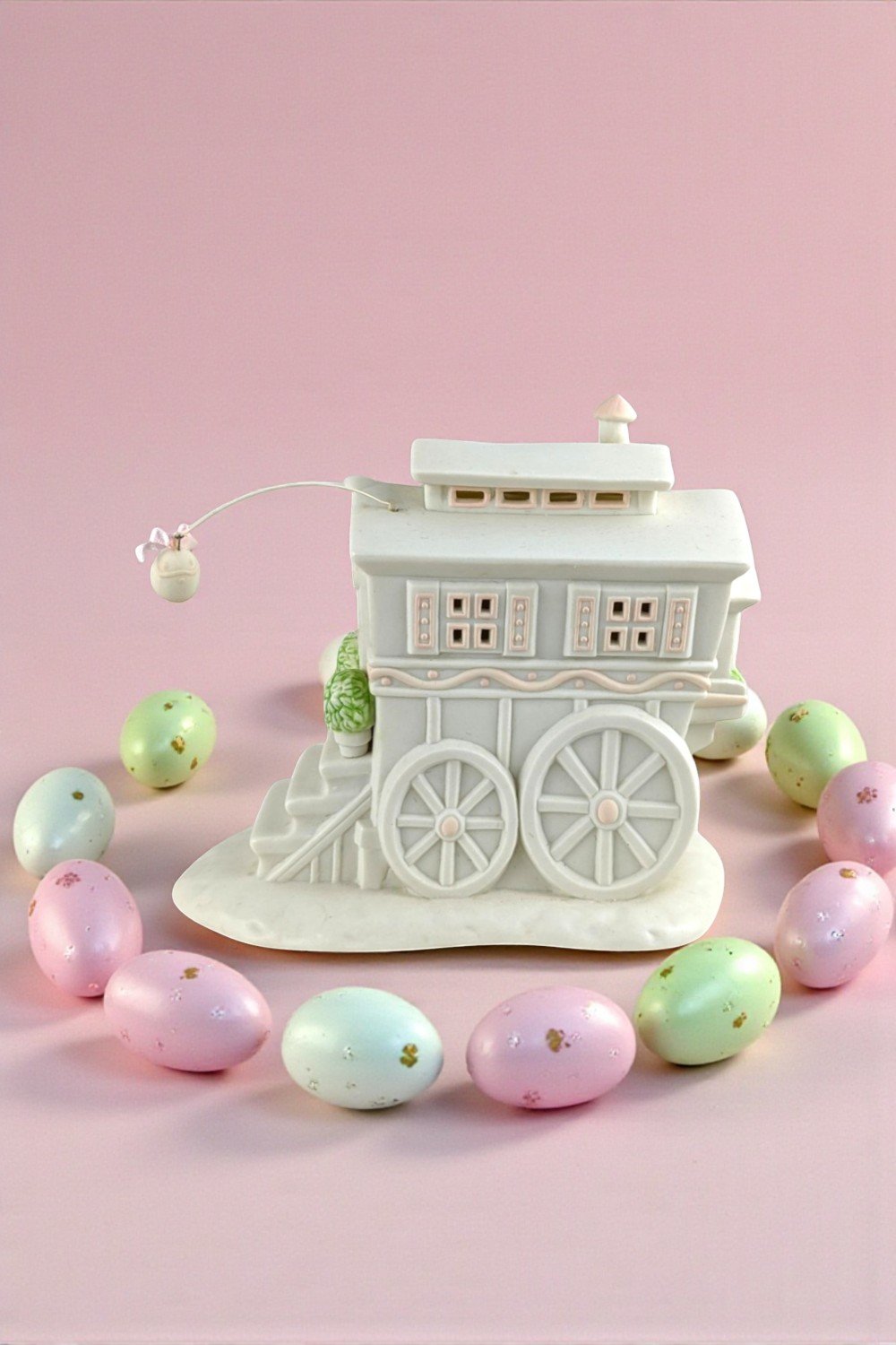 Dept. 56 Snowbunnies Woodland Wagon at Turtle Creek (1995)