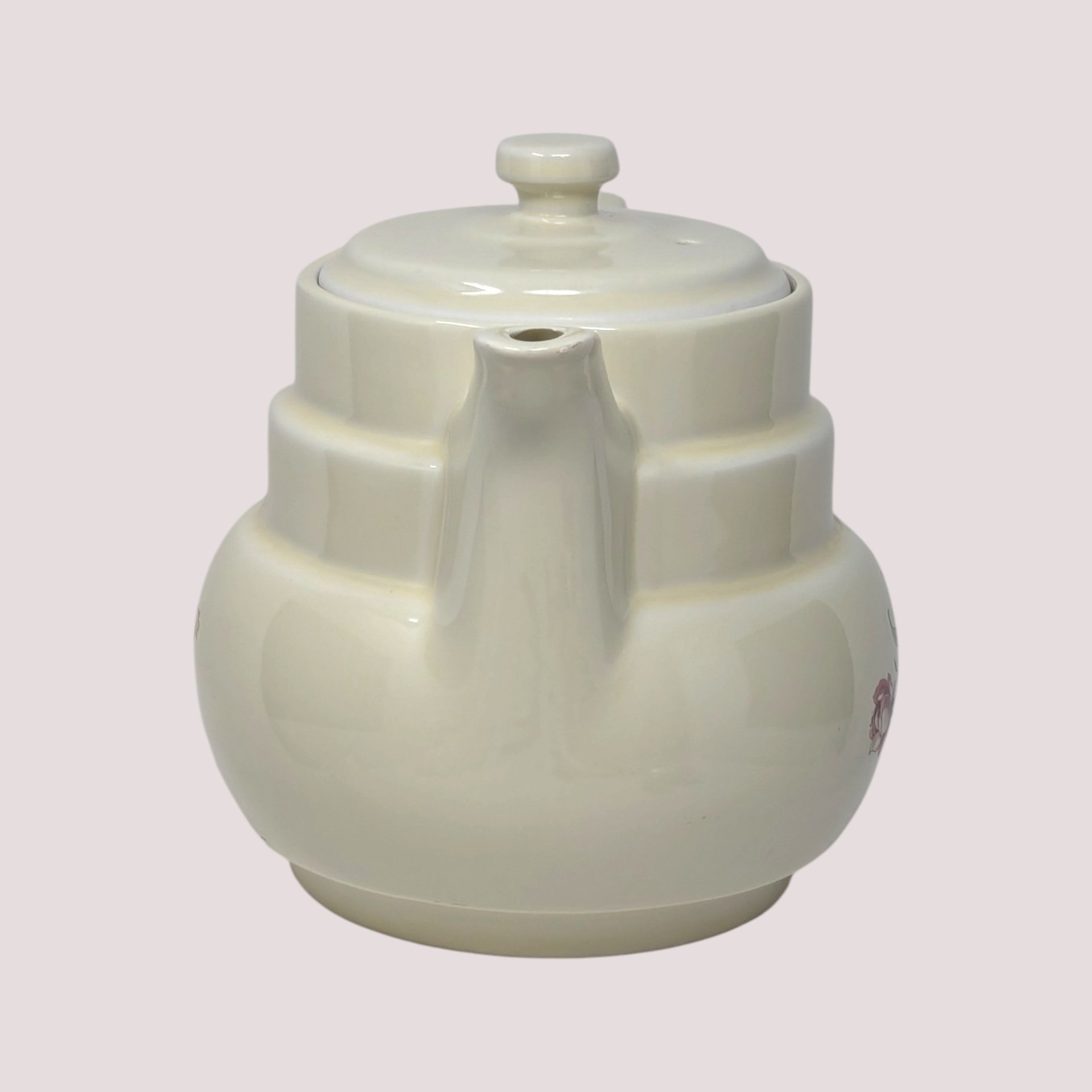 Mid Century Hall Rambling Rose Ceramic Coffee Pot