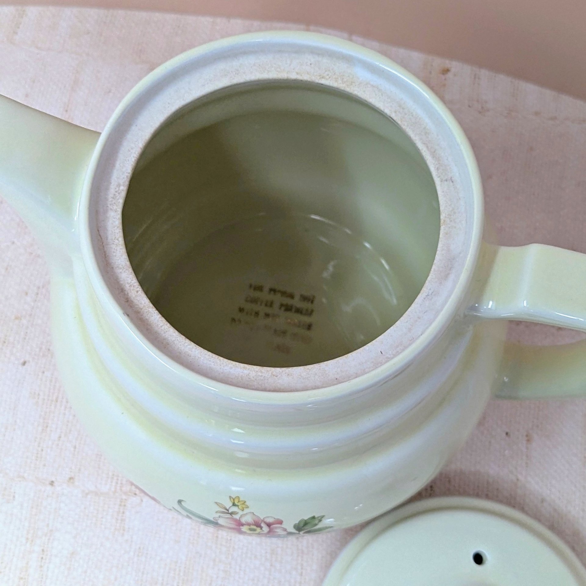 1940s Hall China "Rambling Rose" Coffee Pot