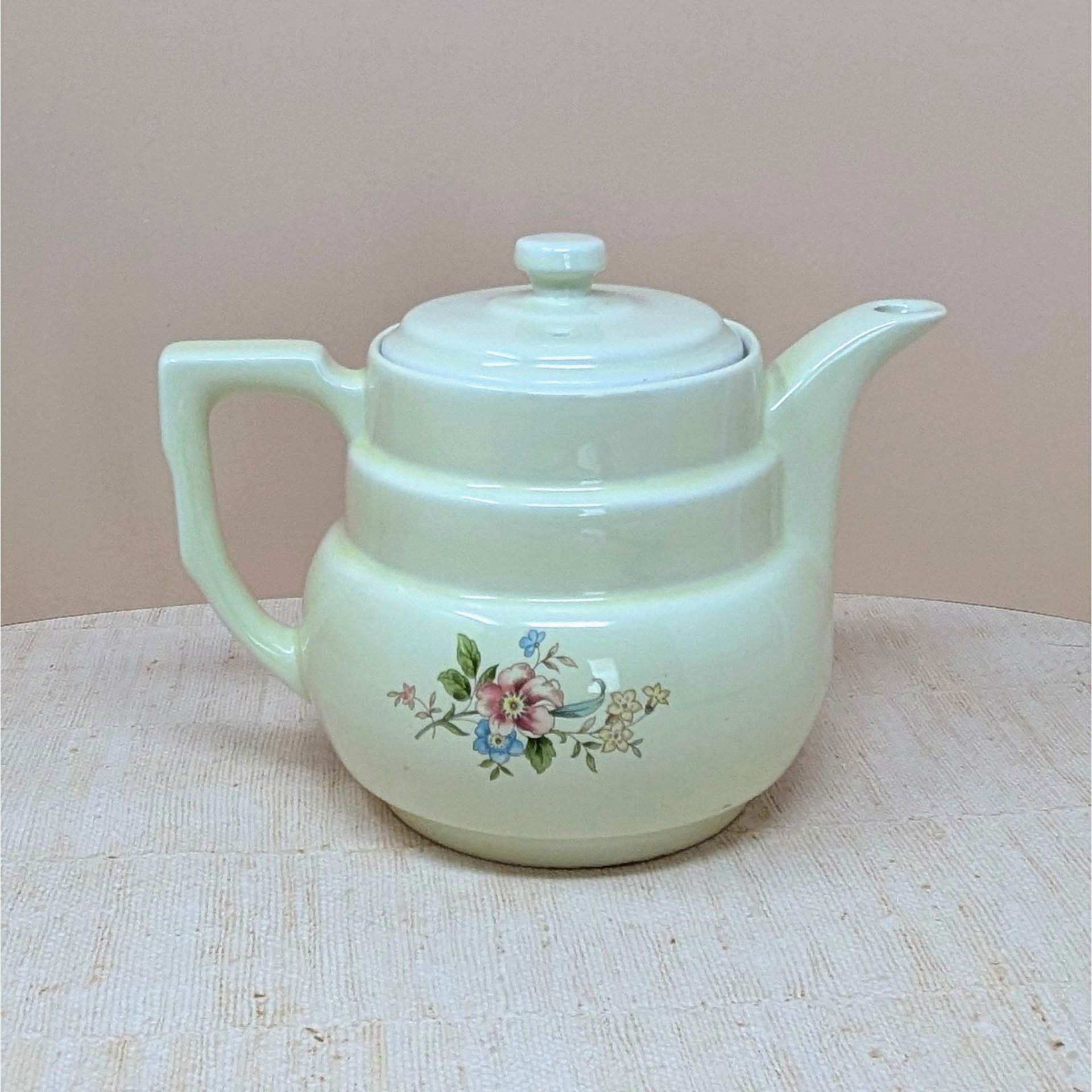1940s Hall China "Rambling Rose" Coffee Pot