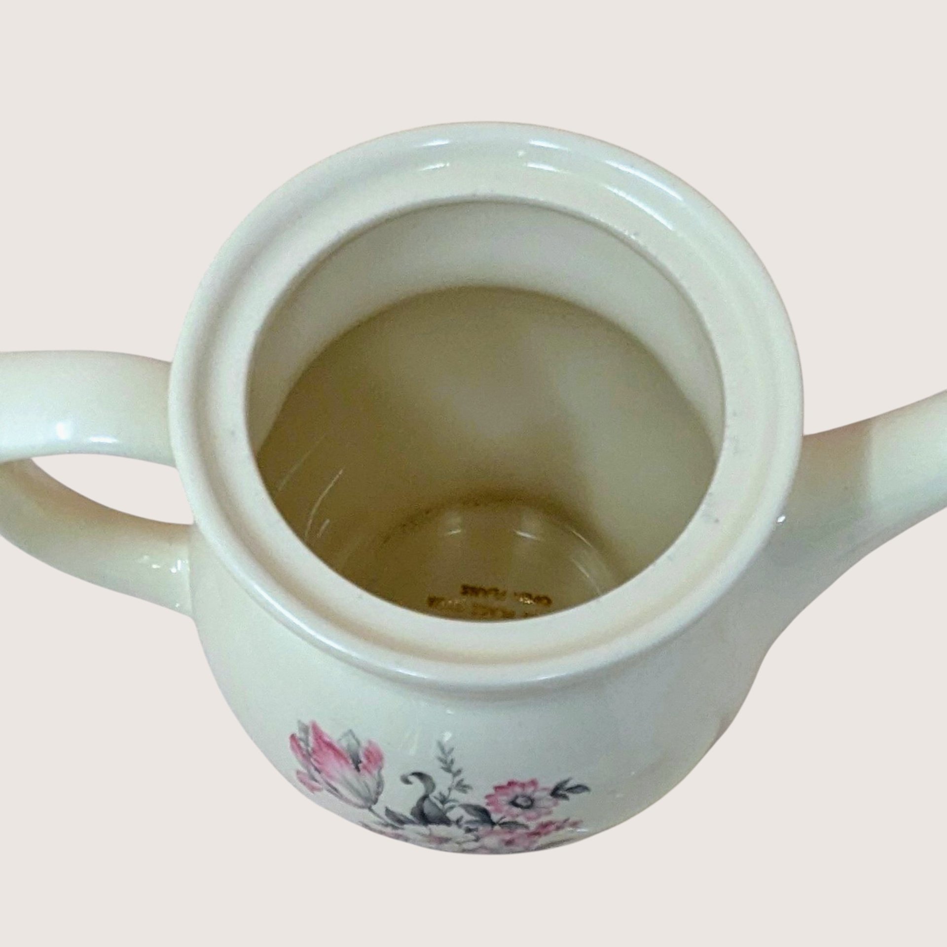 1940s Hall China Floral Coffee Pot 