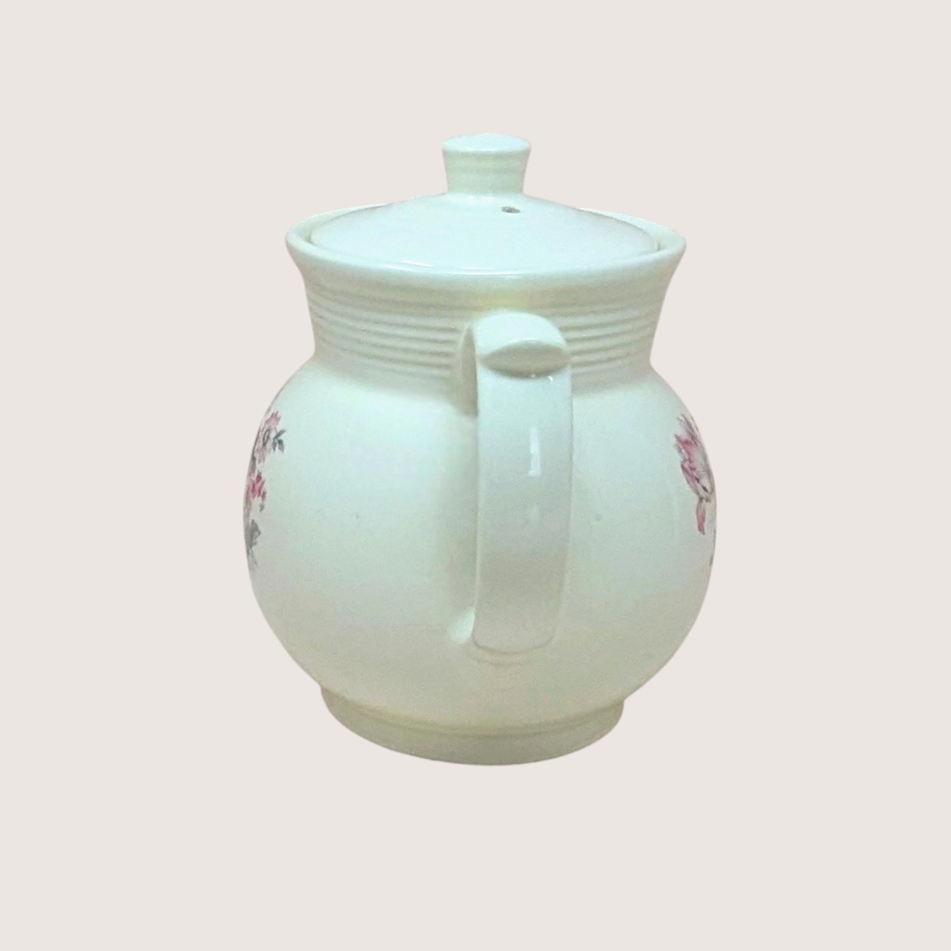 1940s Hall China Floral Coffee Pot 